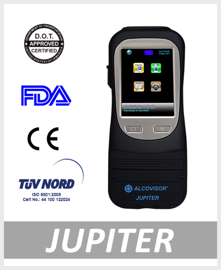 Alcohol tester breathalyzer Jupiter